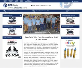 PFsparts.com(PFS Parts Ltd) Screenshot
