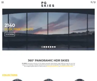PG-Skies.net(Peter Guthrie HDR skies shop. High quality high dynamic range (HDR)) Screenshot