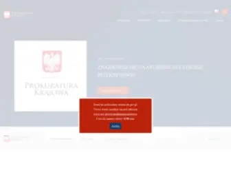 PG.gov.pl(Oficjalny Serwis Internetowy Prokuratury Generalnej Rzeczpospolitej Polskiej) Screenshot