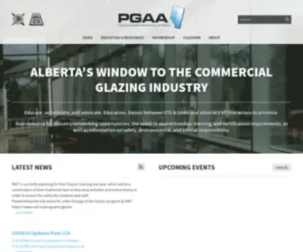 Pgaa.ca(Provincial Glaziers Association of Alberta) Screenshot