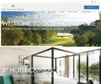 Pgacatalunya.com(PGA Catalunya Resort) Screenshot