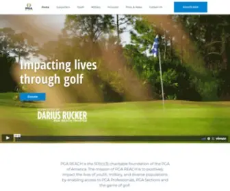 Pgareach.org(PGA Reach) Screenshot