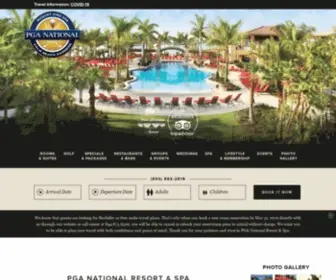 Pgaresort.com(PGA National Resort & Spa) Screenshot