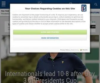 Pgatour.com(Official Home of Golf and the FedExCup) Screenshot