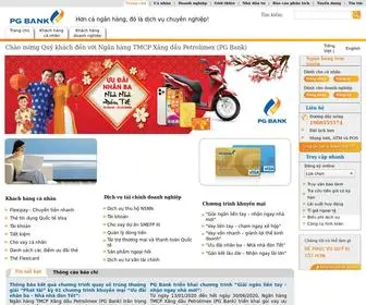 Pgbank.com.vn(Ngân Hàng TMCP Xăng Dầu Petrolimex) Screenshot