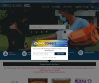 PGccouncil.us(Prince George's County Legislative Branch) Screenshot