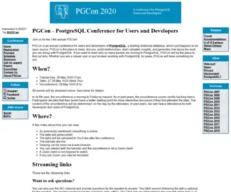 Pgcon.org(Pgcon) Screenshot