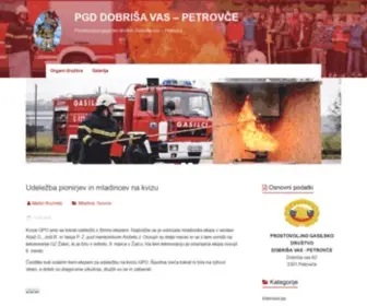 PGD-PetrovCe.si(PGD Dobriša vas) Screenshot