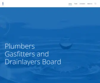 PGDB.co.nz(Gasfitters and Drainlayers Board) Screenshot
