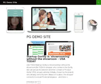 Pgdemosite.com(新黄金城) Screenshot