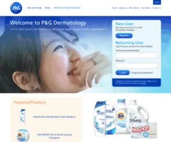 Pgdermatology.com(P&G Dermatology) Screenshot