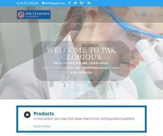 Pgepk.com(Pak Glorious Enterprises) Screenshot