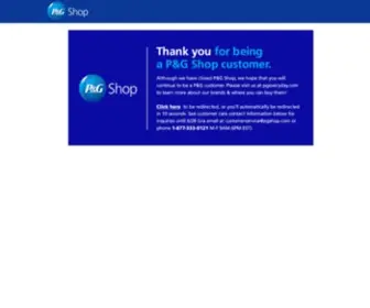 Pgestore.com(Buy Your Favorite P&G Products in Bundles and Save) Screenshot