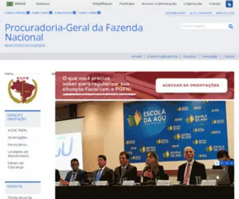 PGFN.gov.br(Procuradoria-Geral da Fazenda Nacional) Screenshot