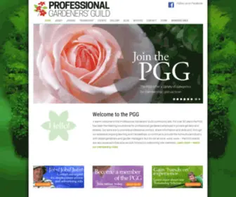 PGG.org.uk(Professional Gardeners' Guild) Screenshot