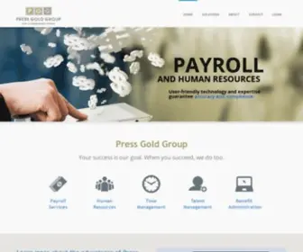 PGgpayroll.com(Press Gold Group) Screenshot