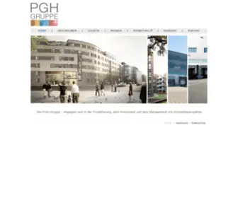 PGH-Gruppe.de(Willkommen bei PGH) Screenshot