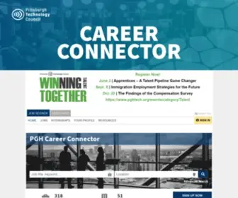 PGhcareerconnector.com(Pittsburgh Technology Council (PTC)) Screenshot