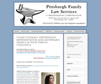 PGhfamlaw.com(Pittsburgh Family Law Services) Screenshot