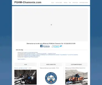 PGHM-Chamonix.com(PGHM Chamonix) Screenshot