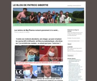 Pgibertie.com(LE BLOG DE PATRICE GIBERTIE) Screenshot