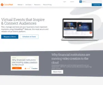 Pgi.com(Virtual Events Software and Webcast Solutions) Screenshot