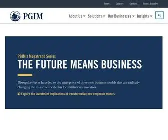 Pgim.com(Global Investment Management) Screenshot