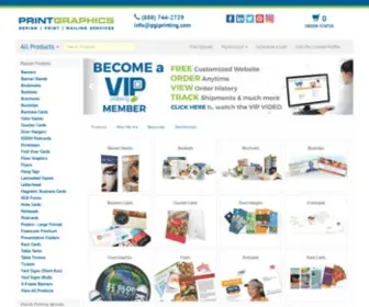 Pgiprinting.com(Postcard printing) Screenshot