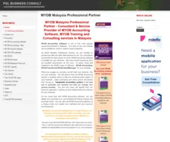 PGlbusiness-Services.com(MYOB Malaysia Professional Partner) Screenshot