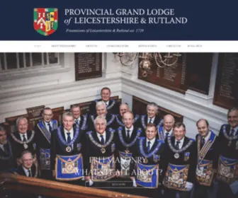 PGlleics.org.uk(The Provincial Grand Lodge of Leicestershire and Rutland which) Screenshot