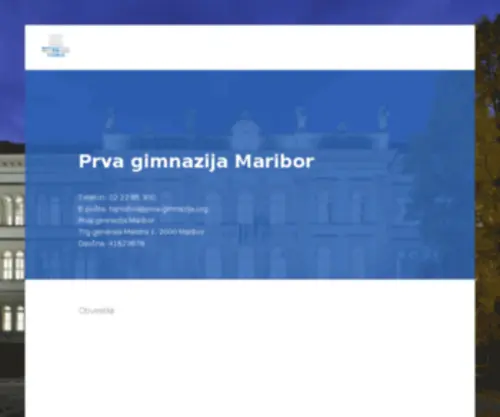 PGMB.si(Prva gimnazija Maribor) Screenshot