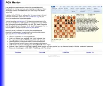 PGnmentor.com(An excellent chess program) Screenshot
