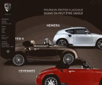 Pgo.fr(Constructeur automobile français) Screenshot