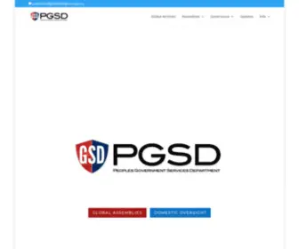 Pgovsd.agency(Peoples Government Services Department) Screenshot