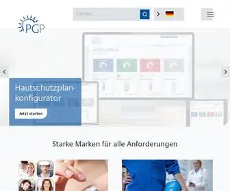 PGP-Hautschutz.de(Ihr Partner für professionellen Hautschutz) Screenshot