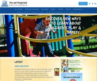 Pgpedia.com(The Play & Playground Encyclopedia) Screenshot