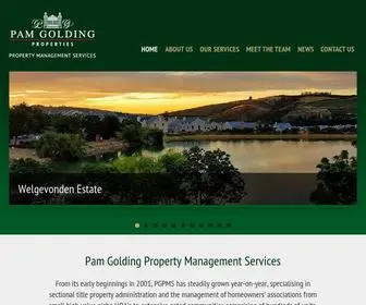 PGPMS.co.za(Pam Golding Property Management Solutions) Screenshot