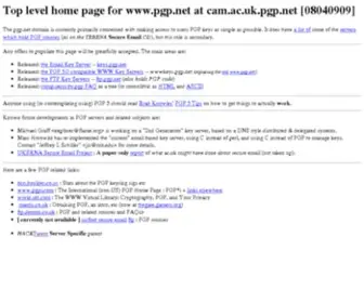 PGP.net(PGP) Screenshot