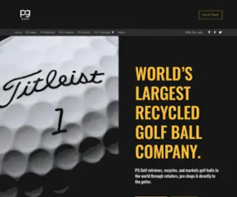 PGprofessionalgolf.com(PG Professional Golf) Screenshot
