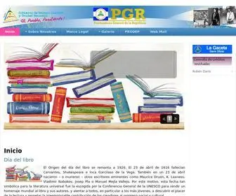 PGR.gob.ni(Inicio) Screenshot