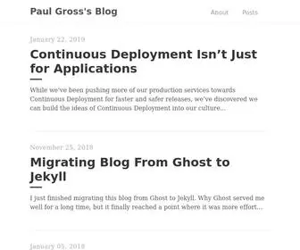 PGRS.net(Paul Gross’s Blog) Screenshot