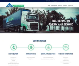 PGSglobal.co.uk(PGS Global Logistics) Screenshot