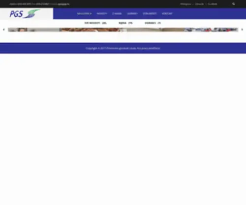 PGS.hr(Službena stranica Primorsko goranskog saveza (PGS)) Screenshot