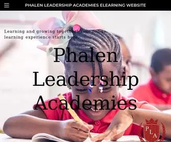 Pha-Len.com(PHALEN LEADERSHIP ACADEMIES ELEARNING WEBSITE) Screenshot