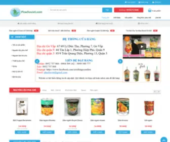 Phacheviet.com(Nguyên liệu pha chế) Screenshot