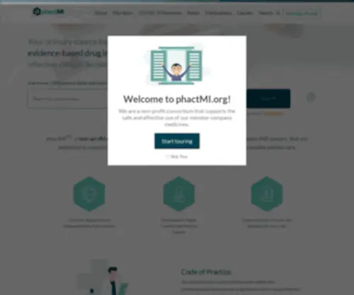 Phactmi.org(The Pharma Collaboration for Transparent Medical Information) Screenshot