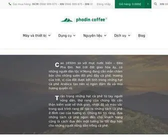 Phadincoffee.com(Trang chủ) Screenshot