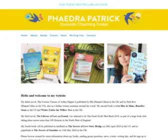 Phaedra-Patrick.com(Phaedra Patrick) Screenshot