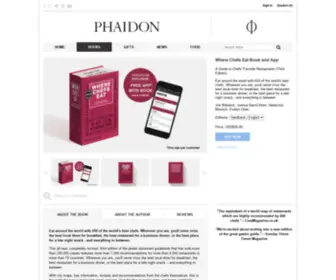 Phaidon.co.uk(Where Chefs Eat Book and App) Screenshot