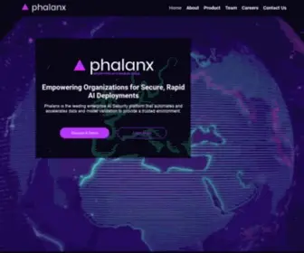 Phalanx.io(Home) Screenshot